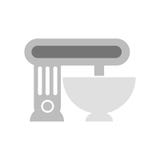 Mixer icon vector sign and symbol isolated on white background, Mixer logo concept stock illustration Mixer icon vector sign and symbol isolated on white background, Mixer logo concept stock illustration
