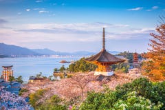 Miyajima, Hiroshima, Japan Royalty Free Stock Images Miyajima, Hiroshima, Japan Royalty Free Stock Images