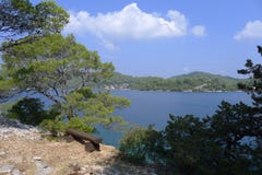 mljet острова стоковая фотография mljet острова стоковая фотография