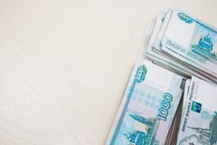 Mnóstwo Rosyjski pieniądze obraz stock Mnóstwo Rosyjski pieniądze obraz stock