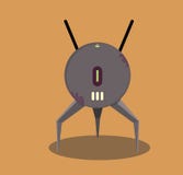 Robot ball,three legs stock illustration Robot ball,three legs stock illustration