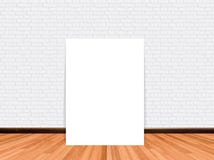 Mock up poster in empty room background stock photo Mock up poster in empty room background stock photo