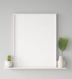 Mock up poster frame closeup in interior background, Scandinavian style stock photo Mock up poster frame closeup in interior background, Scandinavian style stock photo