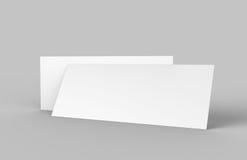 Mock up template blank empty gift voucher card on the grey background. For graphic design or presentation, 3D illustrati Stock Images Mock up template blank empty gift voucher card on the grey background. For graphic design or presentation, 3D illustrati Stock Images