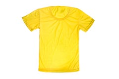 Download Yellow Shirt Mockup Template Stock Image - Image of short ...