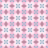 Mod?le sans couture avec la disposition command?e des formes g?om?triques abstraites Image des croix bleues sur un fond rose colo illustration stock Mod?le sans couture avec la disposition command?e des formes g?om?triques abstraites Image des croix bleues sur un fond rose colo illustration stock