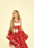 Moda i piękno w pinup stylu, dzieciństwo Moda i retro styl obrazy stock Moda i piękno w pinup stylu, dzieciństwo Moda i retro styl obrazy stock