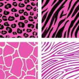Mode couvrant de tuiles les configurations animales roses d'impression illustration de vecteur Mode couvrant de tuiles les configurations animales roses d'impression illustration de vecteur