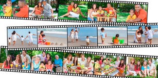 Mode de vie sain heureux de consommation de parents et d'enfants de famille photographie stock Mode de vie sain heureux de consommation de parents et d'enfants de famille photographie stock