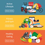 Mode de vie sain infographic illustration de vecteur Mode de vie sain infographic illustration de vecteur