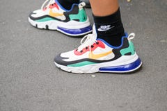 colorful nike sneakers
