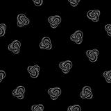 Modelez minimalistic monochrome simple sans couture géométrique des formes impossibles Photographie stock libre de droits