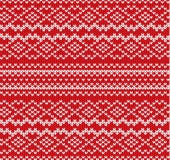 Modell för geometrisk prydnad för rät maska sömlös Handcraft stickade plaggdesignen Stucken textur för tröja för röd färg för vin stock illustrationer Modell för geometrisk prydnad för rät maska sömlös Handcraft stickade plaggdesignen Stucken textur för tröja för röd färg för vin stock illustrationer