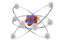 Modello atomico Fotografia Stock Libera da Diritti Modello atomico Fotografia Stock Libera da Diritti