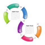 Modello di progettazione di Infographics illustrazione vettoriale Modello di progettazione di Infographics illustrazione vettoriale