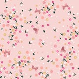 Modello floreale senza cuciture di libertà pastello Fondo in piccolo colo royalty illustrazione gratis Modello floreale senza cuciture di libertà pastello Fondo in piccolo colo royalty illustrazione gratis