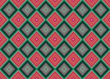 Modello geometrico di vettore senza cuciture con il rombo, quadrati fondo senza fine con le figure geometriche strutturate tirate Immagini Stock Modello geometrico di vettore senza cuciture con il rombo, quadrati fondo senza fine con le figure geometriche strutturate tirate Immagini Stock