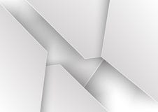Modello grigio degli strati di carta sovrapposti royalty illustrazione gratis Modello grigio degli strati di carta sovrapposti royalty illustrazione gratis