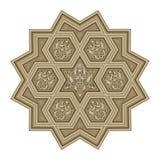 Modello orientale di stile dei fiori Illustrazione ornamentale per royalty illustrazione gratis Modello orientale di stile dei fiori Illustrazione ornamentale per royalty illustrazione gratis