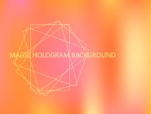 Modello Peachy dell'ologramma royalty illustrazione gratis Modello Peachy dell'ologramma royalty illustrazione gratis