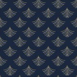 Modello punteggiato geometrico dorato dell'estratto, bianco e grigio d'avanguardia di forma di fan sul blu illustrazione vettoriale Modello punteggiato geometrico dorato dell'estratto, bianco e grigio d'avanguardia di forma di fan sul blu illustrazione vettoriale