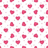 Modello senza cuciture degli innamorati disegnati a mano dell'acquerello Fondo romantico dipinto di amore di vettore illustrazione di stock Modello senza cuciture degli innamorati disegnati a mano dell'acquerello Fondo romantico dipinto di amore di vettore illustrazione di stock
