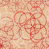 Modello senza cuciture degli ornamenti del cerchio, fondo senza cuciture w Struttura di Grunge illustrazione di stock Modello senza cuciture degli ornamenti del cerchio, fondo senza cuciture w Struttura di Grunge illustrazione di stock