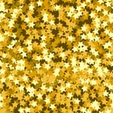 Modello senza cuciture della stella d'oro Fondo di festa, modello senza cuciture con le stelle illustrazione di stock Modello senza cuciture della stella d'oro Fondo di festa, modello senza cuciture con le stelle illustrazione di stock