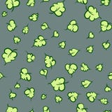 Modello senza cuciture di vettore con la foglia Contesto floreale botanico royalty illustrazione gratis Modello senza cuciture di vettore con la foglia Contesto floreale botanico royalty illustrazione gratis