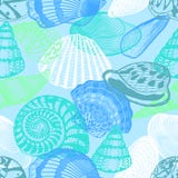 Modello senza cuciture di vita subacquea variopinta dell'oceano royalty illustrazione gratis Modello senza cuciture di vita subacquea variopinta dell'oceano royalty illustrazione gratis