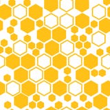 Modello senza cuciture geometrico con il favo Illustrazione di vettore royalty illustrazione gratis Modello senza cuciture geometrico con il favo Illustrazione di vettore royalty illustrazione gratis