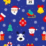 Modello senza cuciture piano di Natale illustrazione vettoriale Modello senza cuciture piano di Natale illustrazione vettoriale