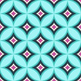 Modello variopinto del cerchio senza cuciture del diamante illustrazione vettoriale Modello variopinto del cerchio senza cuciture del diamante illustrazione vettoriale