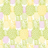 Modello variopinto di ripetizione di struttura dell'ananas di vettore Adatto ad involucro, a tessuto ed a carta da parati di rega illustrazione vettoriale Modello variopinto di ripetizione di struttura dell'ananas di vettore Adatto ad involucro, a tessuto ed a carta da parati di rega illustrazione vettoriale