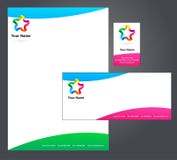 Modelo corporativo del papel con membrete - ilustración del vector Modelo corporativo del papel con membrete - ilustración del vector