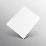 Modelo de papel elegante do branco a4 ilustração stock Modelo de papel elegante do branco a4 ilustração stock