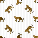 Modelo del leopardo ilustración del vector Modelo del leopardo ilustración del vector