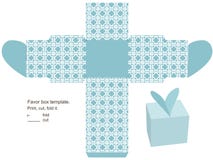 Modelo del rectángulo de regalo ilustración del vector Modelo del rectángulo de regalo ilustración del vector