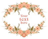 Modelo floral decorativo de la tarjeta libre illustration Modelo floral decorativo de la tarjeta libre illustration