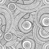 Modelo floral étnico asiático inconsútil del fondo stock de ilustración Modelo floral étnico asiático inconsútil del fondo stock de ilustración