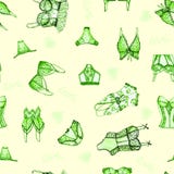 Modelo incons?til de la ropa interior ilustración del vector Modelo incons?til de la ropa interior ilustración del vector