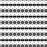 Modelo inconsútil bicolor con las flores y los lunares libre illustration Modelo inconsútil bicolor con las flores y los lunares libre illustration