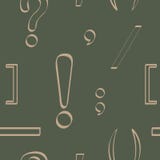 Modelo inconsútil con los signos de puntuación libre illustration Modelo inconsútil con los signos de puntuación libre illustration