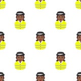Modelo inconsútil de Avatar de la muchacha negra de la piruleta libre illustration Modelo inconsútil de Avatar de la muchacha negra de la piruleta libre illustration