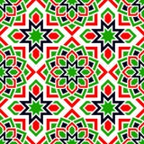 Modelo inconsútil de los UAE Fondo repetido árabe Colores tradicionales de la bandera de los emiratos Rojo, verde, blanco, negro libre illustration Modelo inconsútil de los UAE Fondo repetido árabe Colores tradicionales de la bandera de los emiratos Rojo, verde, blanco, negro libre illustration