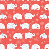 Modelo inconsútil del elefante divertido stock de ilustración Modelo inconsútil del elefante divertido stock de ilustración