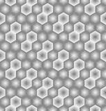Modelo inconsútil del hexágono del extracto de elementos rayados Textura de la rejilla, enrejado stock de ilustración Modelo inconsútil del hexágono del extracto de elementos rayados Textura de la rejilla, enrejado stock de ilustración