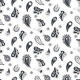 Modelo inconsútil gris del vector de Paisley Imagen de archivo Modelo inconsútil gris del vector de Paisley Imagen de archivo