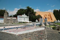 Models of world attractions in Mini Siam park in Pattaya, Thailand stock images Models of world attractions in Mini Siam park in Pattaya, Thailand stock images