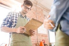 Modern Artisan Reading Notes royalty free stock images Modern Artisan Reading Notes royalty free stock images